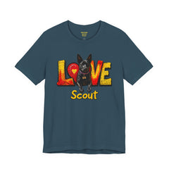 Personalized Love Your Dog T-Shirt — Designed with your dogs name and picture Graphic Tee