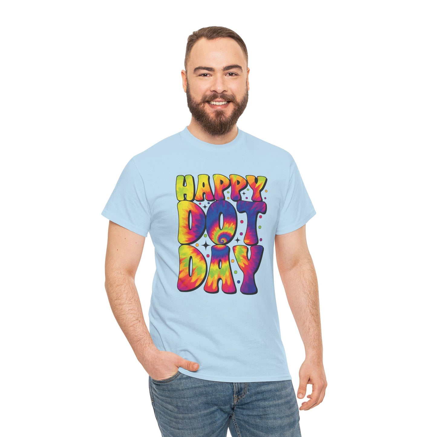 HAPPY DOT DAY - Graphic Unisex Heavy Cotton Tee