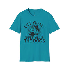 Dog Lover Life Goal Pet ALL The Dogs T-Shirt