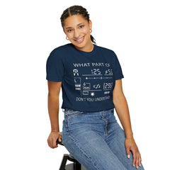 CAMERA DISPLAY, Graphic Unisex Garment-Dyed T-shirt