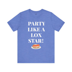 Funny Jewish Humor Party Like A Lox Star Graphic Tee