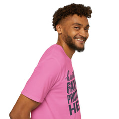Husband Father Protector Hero Unisex Softstyle T-Shirt