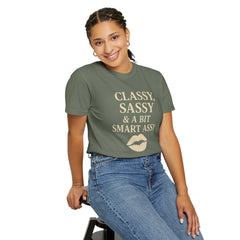 Classy Sassy T-shirt, Unisex Casual Top, Statement Tee, Gift for Her, Fashion Apparel, Birthday Humor Shirt