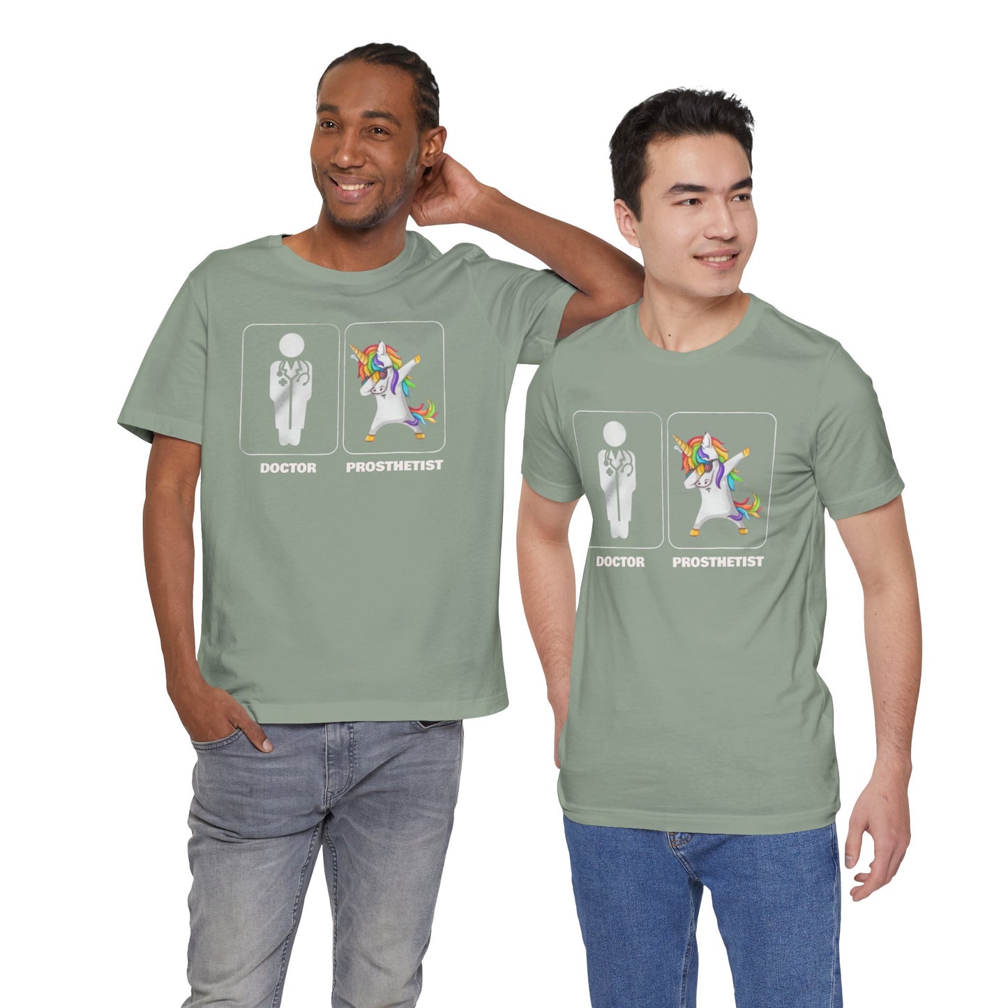 Funny Doctor vs  Prosthetist Unicorn - Graphic Unisex T Shirt