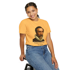Kepler Coffee Quote T-Shirt — Astronomy Nerd Vintage Portrait Tee