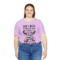 Funny Woman Barber Unisex Tee, Don't Mess with a Shears Shirt