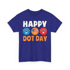 HAPPY DOT DAY Unisex Heavy Cotton Tee / International Dot Day / Happy Dot Day / Teachers / Children / Elementary School