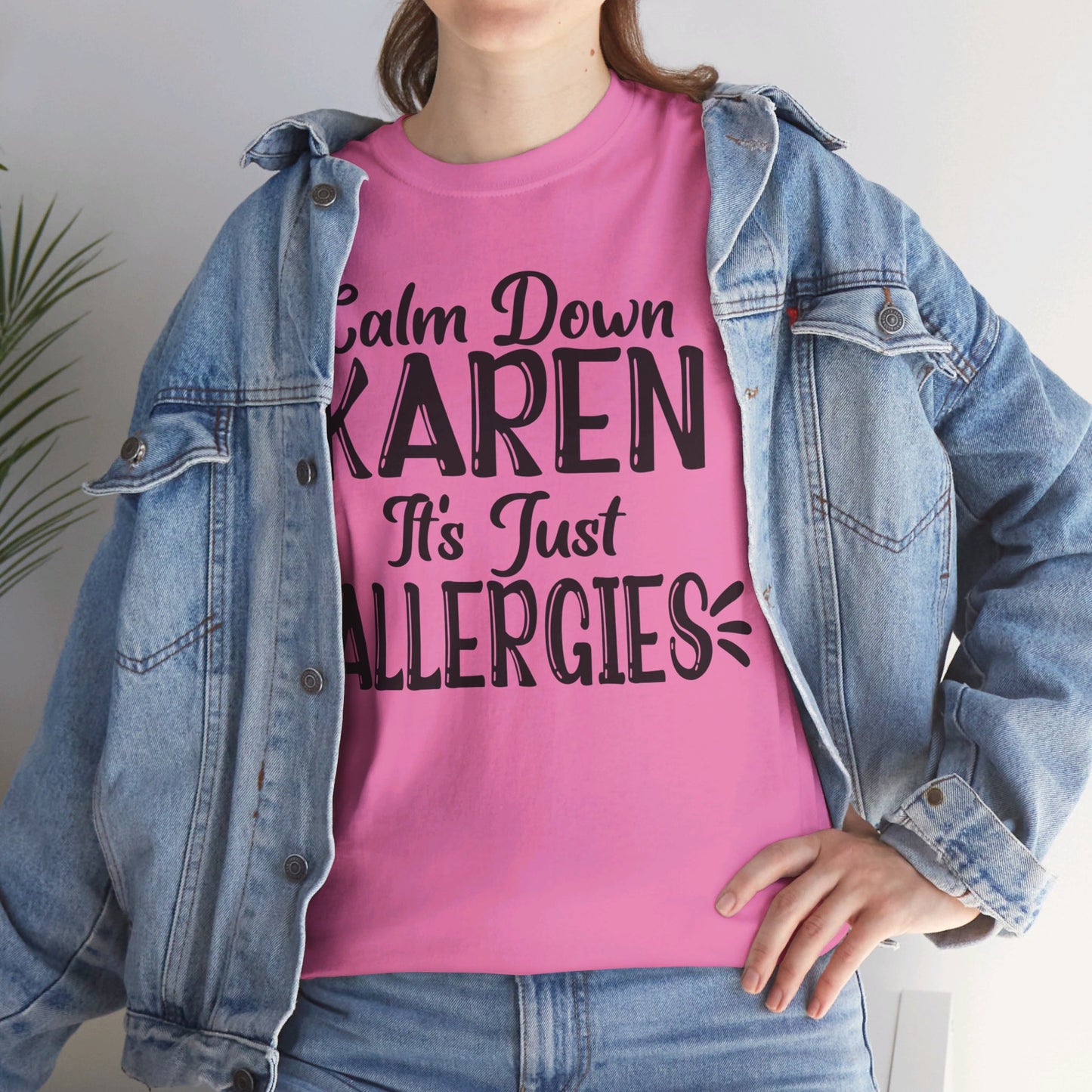 Calm Down Karen Unisex Heavy Cotton Tee