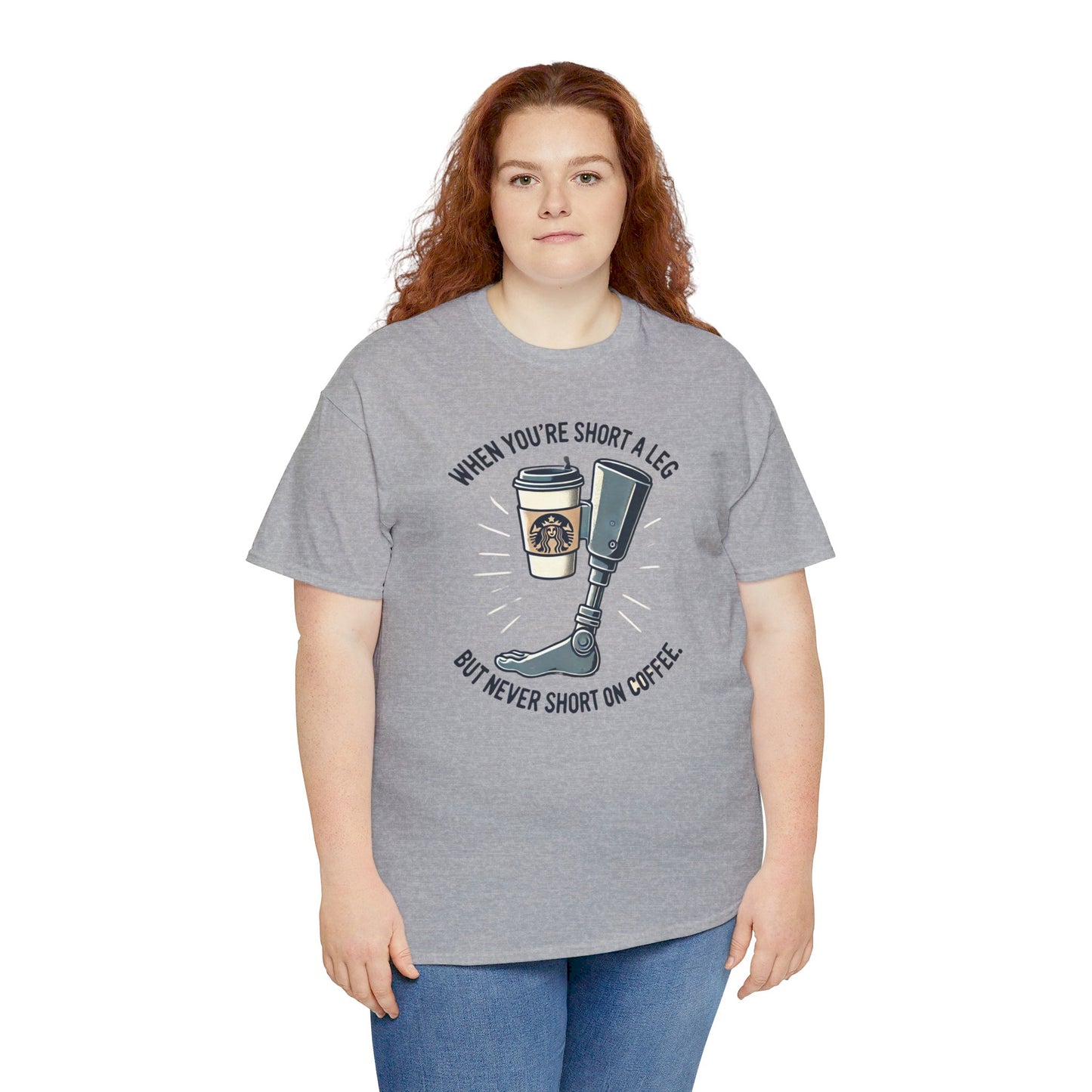 Aputee Coffee Humor - Unisex Heavy Cotton Tee