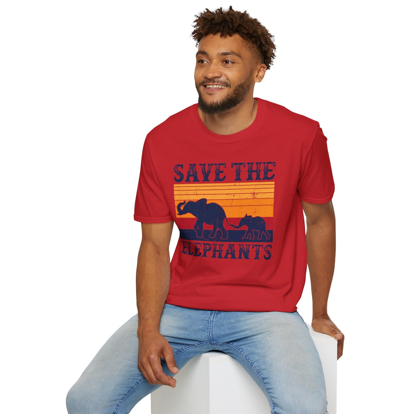 Save the Elephants Unisex Softstyle T-Shirt