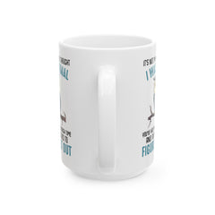 Funny Not Normal Owl Graphic Mug, animal lover mug, white ceramic owl mug, 11oz, 15oz, , owl lover mug, gift for her, nature lover mug