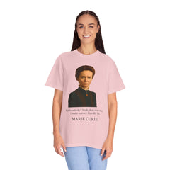 Marie Curie Portrait T‑Shirt — "I Make Science Literally Lit" Science Tee