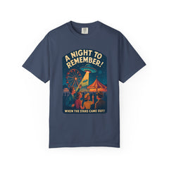 A Night to Remember! Vintage Style Unisex T-Shirt, Retro Graphic Tee, Fun Carnival Shirt, Summer Festival Top, Unique Gift