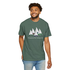 Hempstead Bay Sailing Club T-Shirt — Vintage Sailboat Race Day Tee