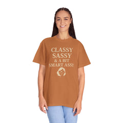 Classy Sassy T-shirt, Unisex Casual Top, Statement Tee, Gift for Her, Fashion Apparel, Birthday Humor Shirt