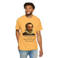 Kepler Coffee Quote T-Shirt — Astronomy Nerd Vintage Portrait Tee