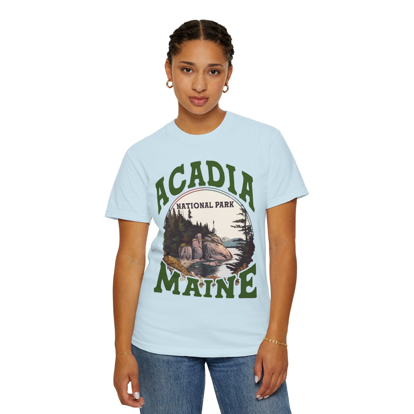 Arcadia National Park, Comfort Colors Soft Relaxed Fit Unisex Garment-Dyed T-shirt