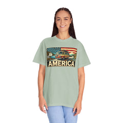 Ventura Highway Driving America Graphic Comfort Colors Unisex Garment Dyed T-shirt