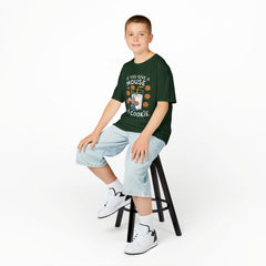 Kids Heavy Cotton™ Tee - "If You Give a Mouse a Cookie" - Fun Cartoon Shirt for Young Readers
