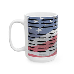 American Submarine Flag Ceramic Mug — Patriotic Navy Gift