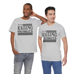 Raising Patriots Tee – Americana Stars & Stripes Family Pride T-Shirt