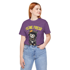 Funny Feline Fresh Hip Hop Style - Graphic Tee