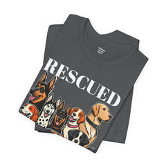 RESCUED IS MY Favorite Breed - Unisex Jersey Short Sleeve Tee