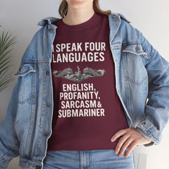 Funny United States Submarine Multilingual T-Shirt