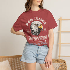 Your Home Town Personalized Eagle T‑Shirt — "Small Town, Big Heart"