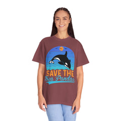 Save The Sea Pandas Comfort Colors Unisex Garment-Dyed T-shirt