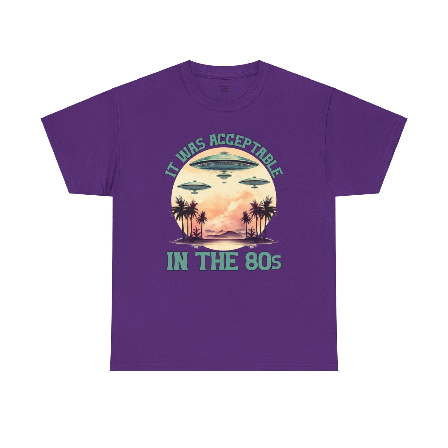 Funny 80s UFOs - Unisex Heavy Cotton Tee