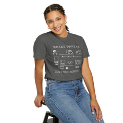 CAMERA DISPLAY, Graphic Unisex Garment-Dyed T-shirt