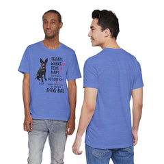 Personalized Dog Dad T‑Shirt — "Treats. Walks. Toys. Naps." Father's Day Gift
