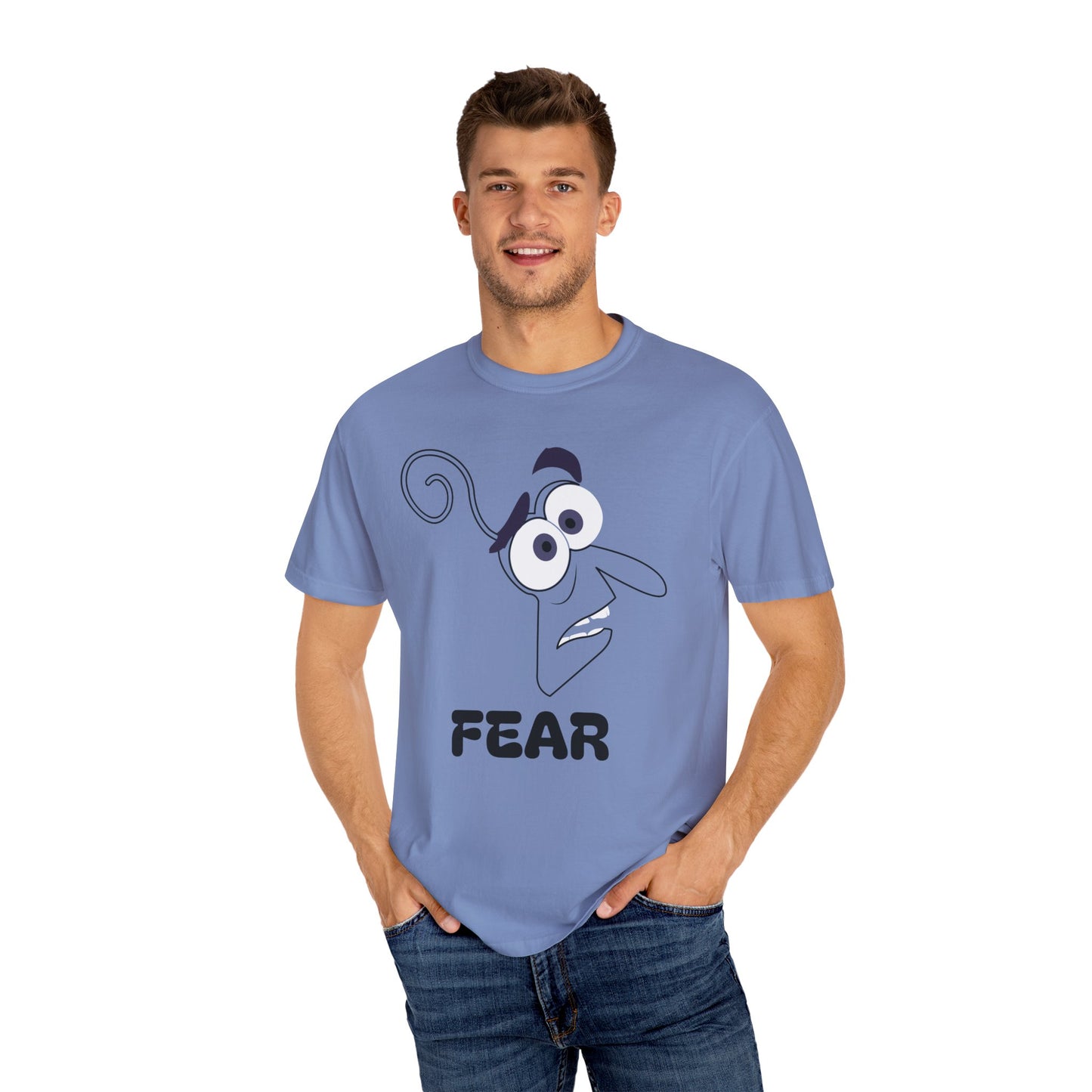 FEAR Emotion Graphic Unisex Comfort Colors Garment Dyed T Shirt