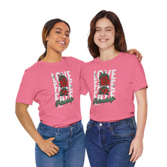 Positive Vibes Love Friendship Unisex Tee - LOVE FAKE FATE