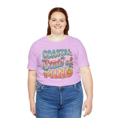 Coastal State of Mind Tee — Retro Beach Graphic T-Shirt