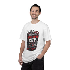 Raccoon City Graphic T-Shirt — "Welcome to Raccoon City" Horror Gamer Tee