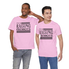 Raising Patriots Tee – Americana Stars & Stripes Family Pride T-Shirt