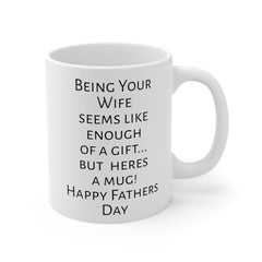Husband humor mug, funny husband gift, gift from wife, unique husband gift, coffee lover, humorous mug, Fathers Day, present for husband