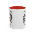 Who wants to Dance? Tis The Season White Ceramic Dancing Skeletons Mug