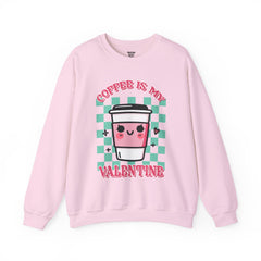 Woman's Coffee Valentine -  Unisex Heavy Blend™ Crewneck Sweatshirt