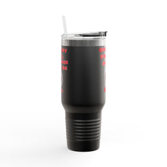 Space Odyssey Insulated Travel Mug, 40oz - Open The Pod Bay Doors HAL