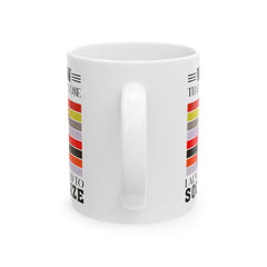 Crazy Chicken Graphic Mug, Whew That Was Close mug, I Almost Had To Socialize, white ceramic chicken  mug, 11oz, 15oz, , farm animal mug