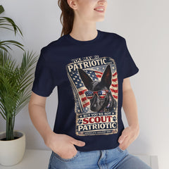 Personalized with your Dogs name and image Patriotic Dog T-Shirt