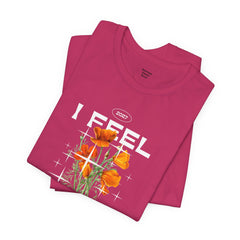 I Feel Blessed Tee - Positive Vibes Floral