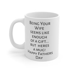 Husband humor mug, funny husband gift, gift from wife, unique husband gift, coffee lover, humorous mug, Fathers Day, present for husband