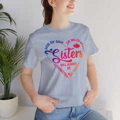Will Always Be Connected Sisters Unisex Jersey Short Sleeve Tee