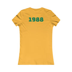 Russell Sage College Mascot Womens T-Shirt - Personalize your shirt with your grad year by typing it In the notes field before check out. Purple Cow, Red Devil, Blue Angel, Golden Horseshoe