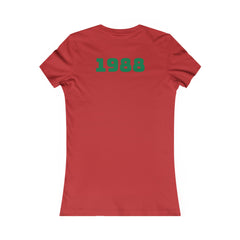 Russell Sage College Mascot Womens T-Shirt - Personalize your shirt with your grad year by typing it In the notes field before check out. Purple Cow, Red Devil, Blue Angel, Golden Horseshoe