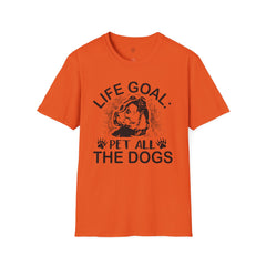 Dog Lover Life Goal Pet ALL The Dogs T-Shirt